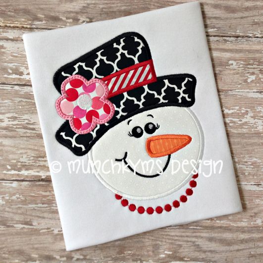 Miss Winter | Machine Embroidery Designs by JuJu