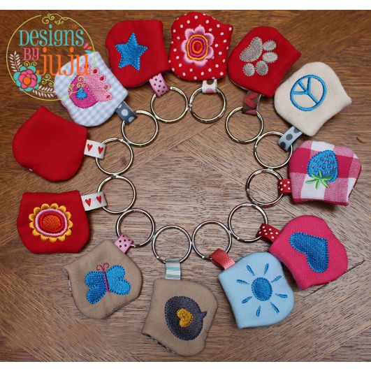 Chip Bags | Machine Embroidery Designs by JuJu