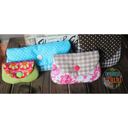Little Pouches 3 | Machine Embroidery Designs by JuJu