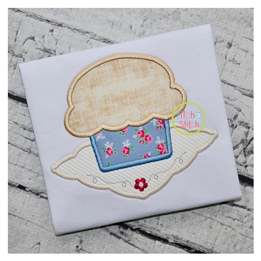 Muffin Napkin Applique | Machine Embroidery Designs by JuJu
