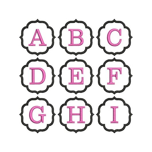 Natalie Fancy Frame 1 Monogram