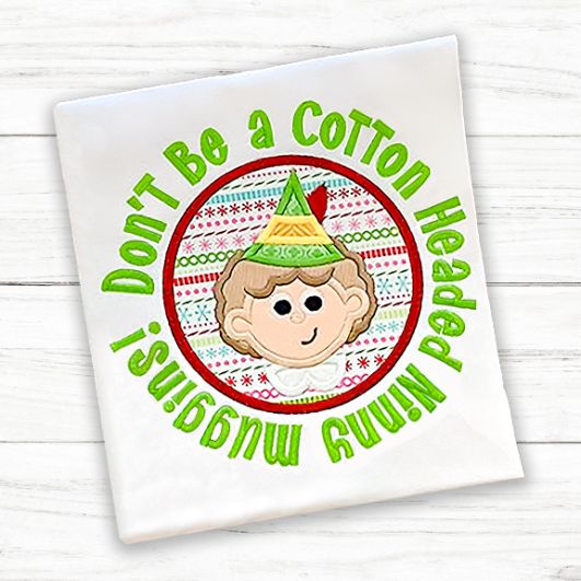 Cotton Headed Ninny Muggins Applique | Machine Embroidery Designs by JuJu