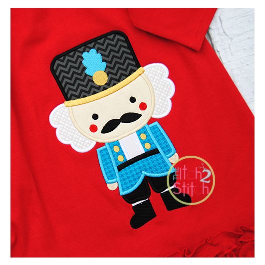 Nutcracker Applique | Machine Embroidery Designs by JuJu