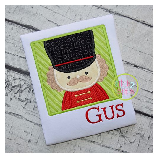 Nutcracker Box Applique | Machine Embroidery Designs by JuJu
