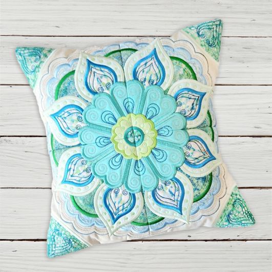 ITH Olivia Pillow | Machine Embroidery Designs by JuJu