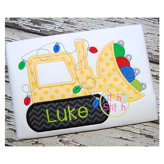 Ornament Dozer Applique | Machine Embroidery Designs by JuJu