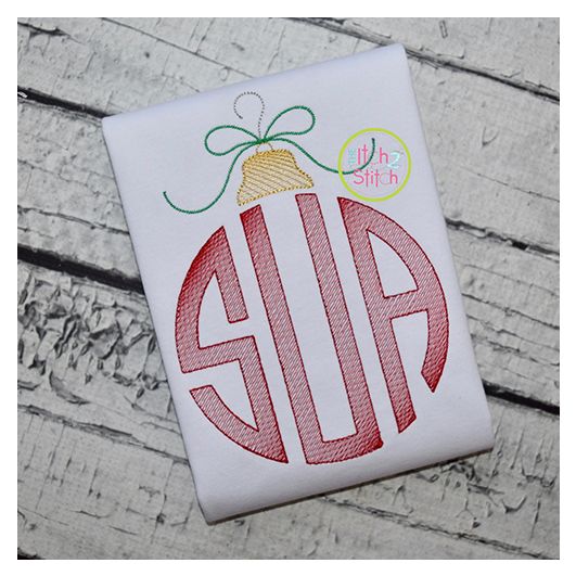 Ornament Topper 2 Sketch Embroidery | Machine Embroidery Designs by JuJu