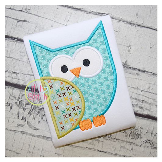 Owl 2 Applique | Machine Embroidery Designs by JuJu