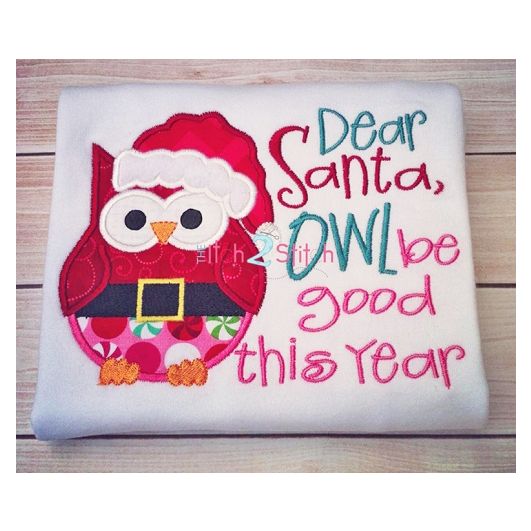 Owl Be Good Applique | Machine Embroidery Designs by JuJu
