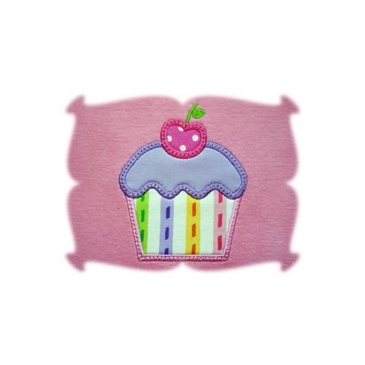 Cupcake Applique | Machine Embroidery Designs by JuJu