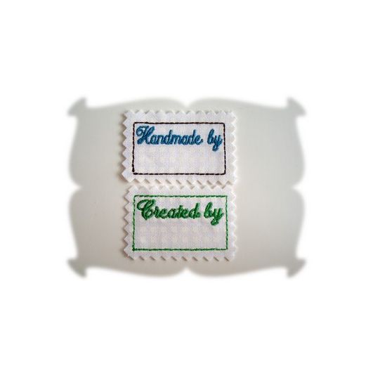 Lil Label Iron Ons Set 3 | Machine Embroidery Designs by JuJu