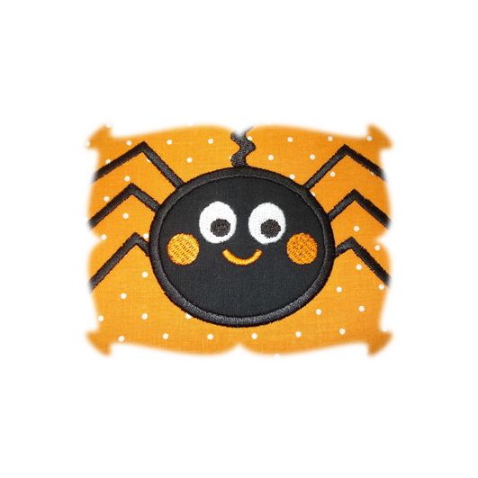 Rick Rack Spider Applique | Machine Embroidery Designs by JuJu