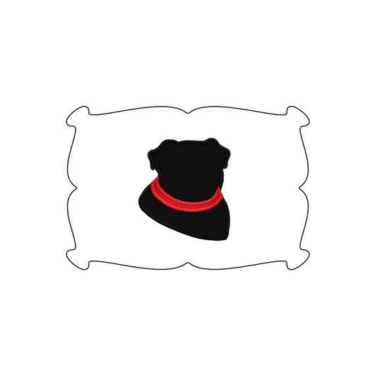 English Bulldog Applique | Machine Embroidery Designs by JuJu