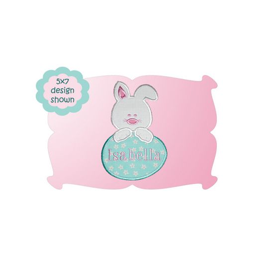 Easter Bunny Applique | Machine Embroidery Designs by JuJu