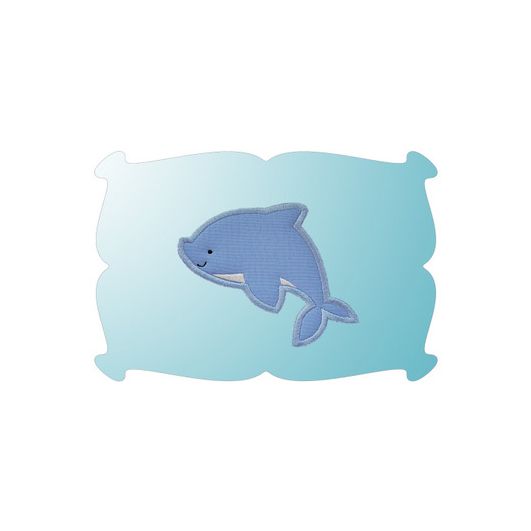 Dolphin Applique | Machine Embroidery Designs by JuJu