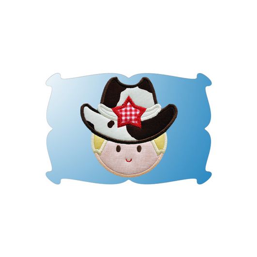 Cowboy Applique | Machine Embroidery Designs by JuJu