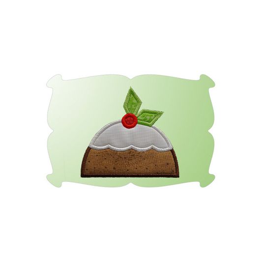 Figgy Pudding Applique | Machine Embroidery Designs by JuJu