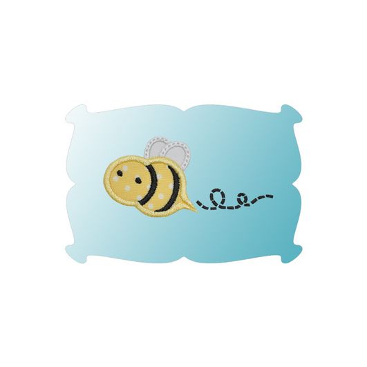 Bumble Bee Applique | Machine Embroidery Designs by JuJu