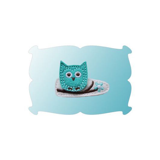 Owl Snap Clip Mini | Machine Embroidery Designs by JuJu