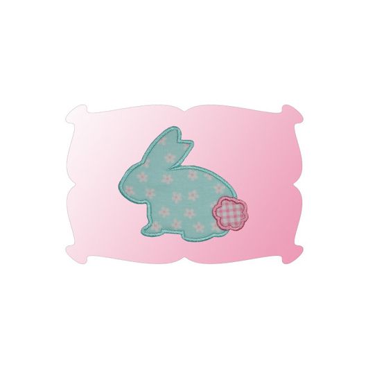 Bunny Silhouette 2 Applique | Machine Embroidery Designs by JuJu
