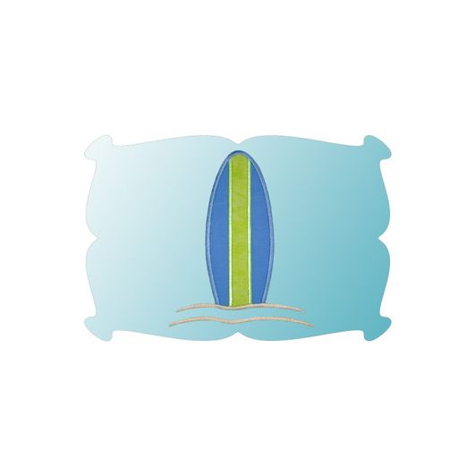 Surfboard For Boys Applique | Machine Embroidery Designs by JuJu