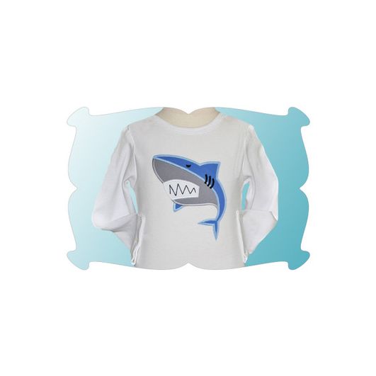 SHARK! Applique | Machine Embroidery Designs by JuJu