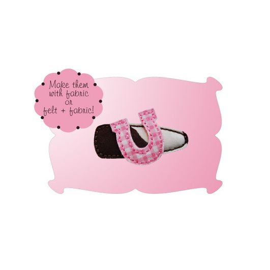 Horseshoe Snap Clip Mini | Machine Embroidery Designs by JuJu