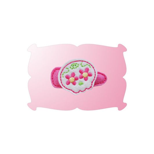 Sweet Sugar Skull Snap Clip Mini | Machine Embroidery Designs by JuJu