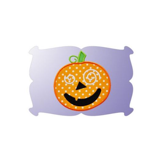 Jack O Lantern Applique | Machine Embroidery Designs by JuJu