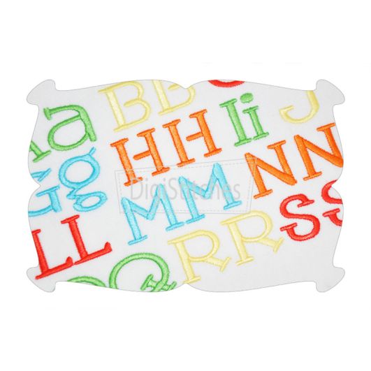 Party Time Embroidery Font