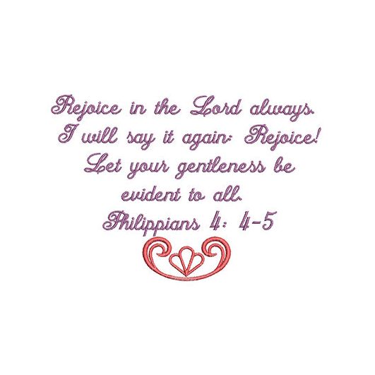 Philippians 4:4-5