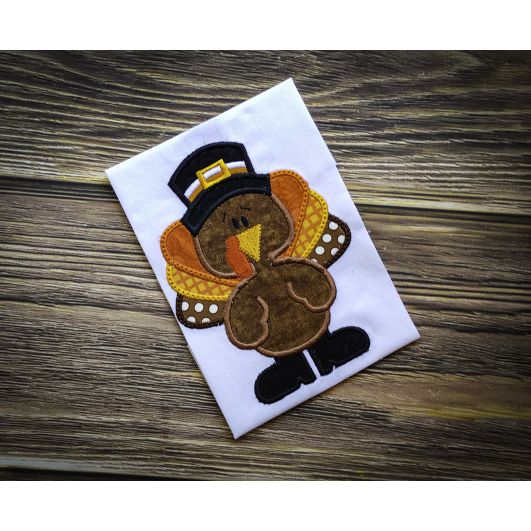 Pilgrim Turkey | Machine Embroidery Designs by JuJu