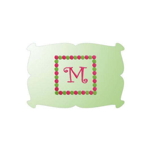 French Dots Monogrammed Font Set