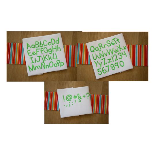 Primary Whimsy Embroidery Font Machine Embroidery Designs by JuJu