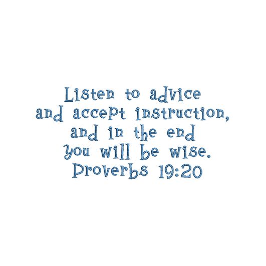 Proverbs 19:20
