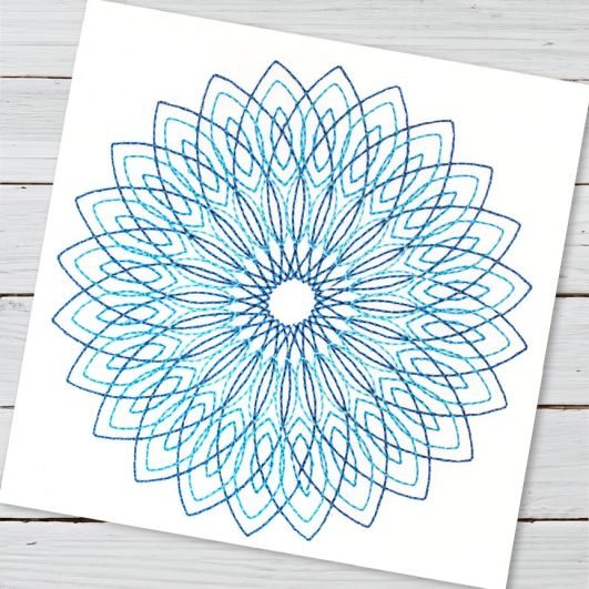 Ramona Mandala | Machine Embroidery Designs by JuJu