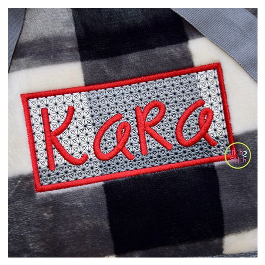 Rectangle Motif Embroidery Set