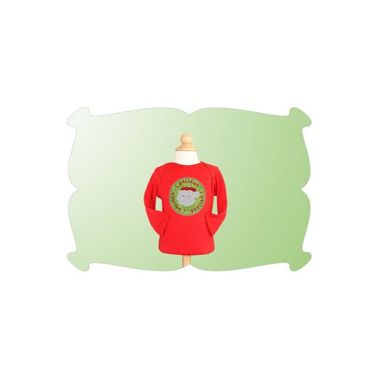 I Believe In Santa Applique