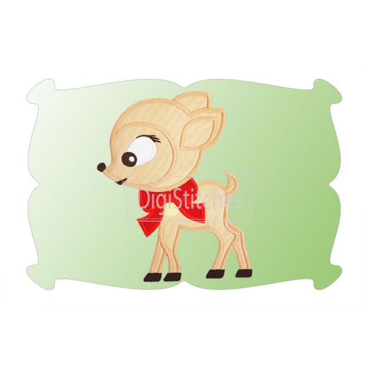 Reindeer With Bow Minis