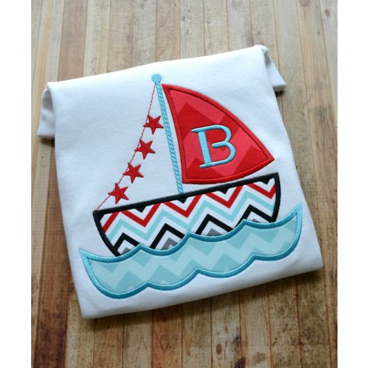 Sailboat Stars | Machine Embroidery Designs by JuJu