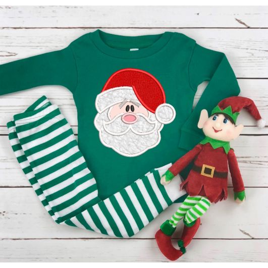 Santa Face | Machine Embroidery Designs by JuJu