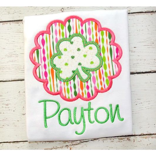 Shamrock Scallop | Machine Embroidery Designs by JuJu