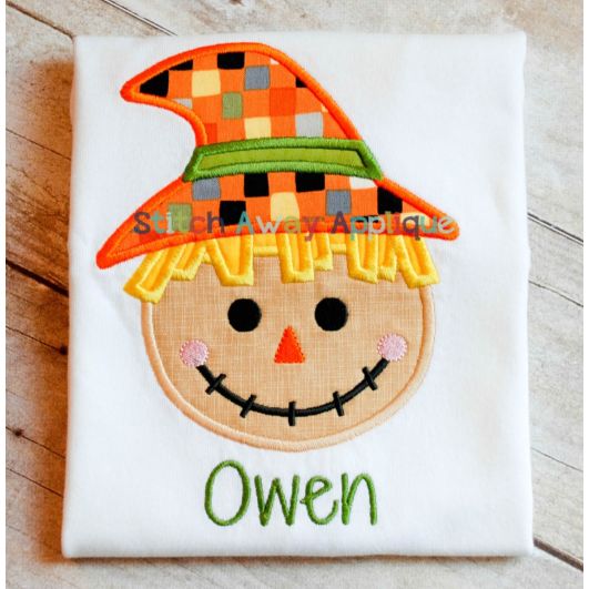 Scarecrow Boy 1 | Machine Embroidery Designs by JuJu
