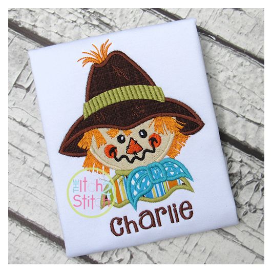 Scarecrow Boy 2 Applique | Machine Embroidery Designs by JuJu