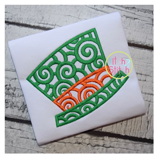 Scroll Leprechaun Hat Embroidery | Machine Embroidery Designs by JuJu