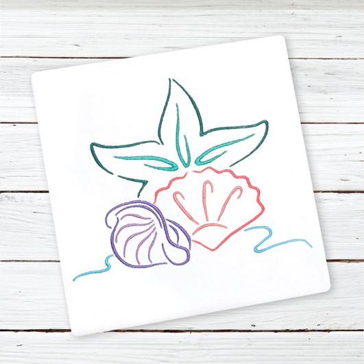 Under The Sea | Machine Embroidery Designs by JuJu