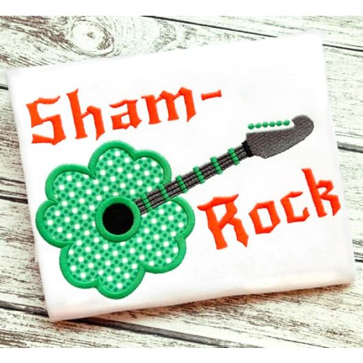 Shamrocker | Machine Embroidery Designs by JuJu