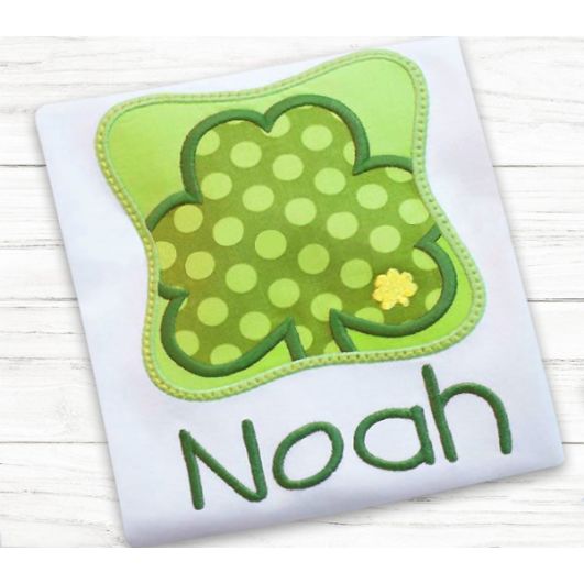 Shamrock Bead Box | Machine Embroidery Designs by JuJu
