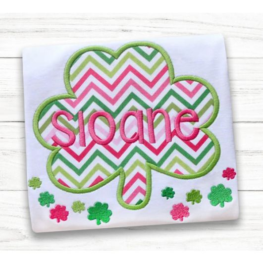 Simple Shamrock | Machine Embroidery Designs by JuJu