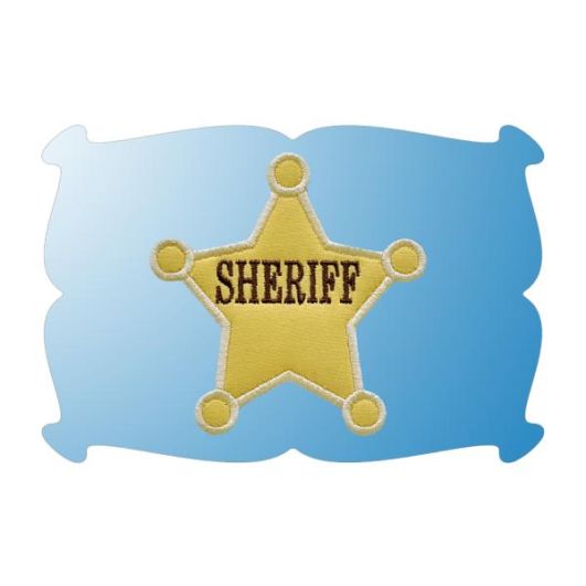 Sheriffs Badge Applique